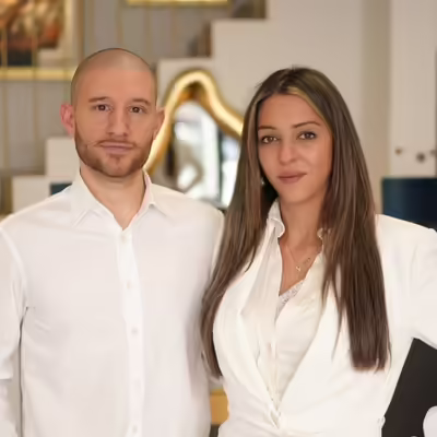 Xhastina und Rocco von Foundation Time Haarpigmentierung Frankfurt am Main